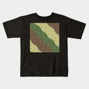 Texture similar to German WW2 tank camouflage Kids T-Shirt